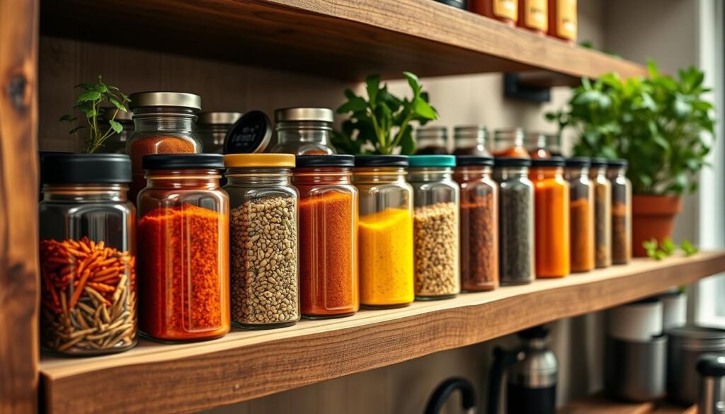 gourmet spices storage