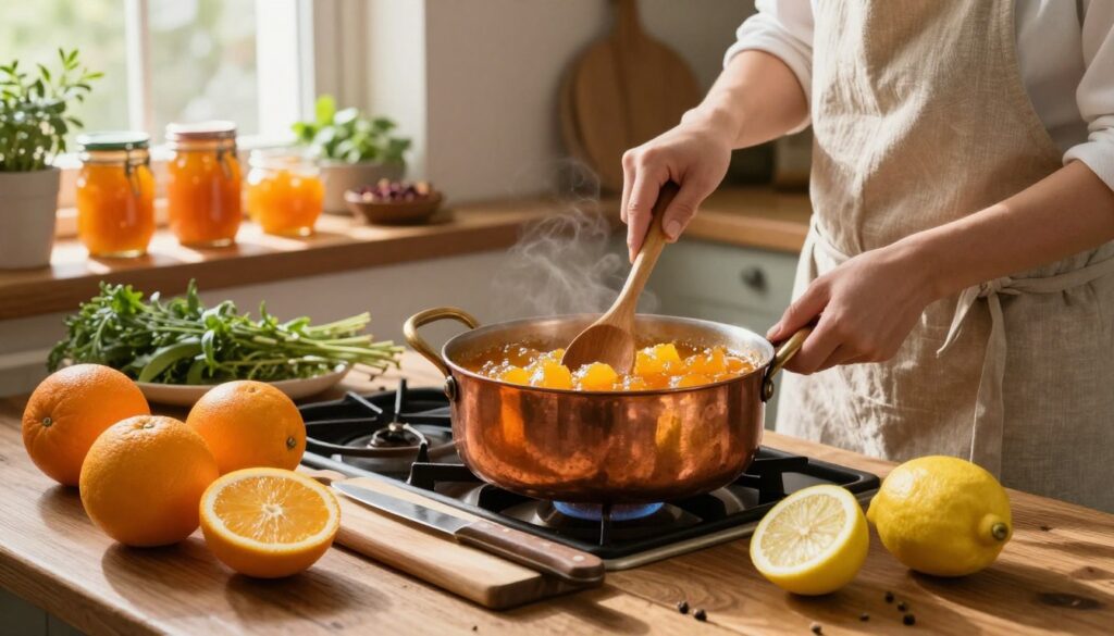 Italian-style marmalade preparation Italian-style marmalade preparation