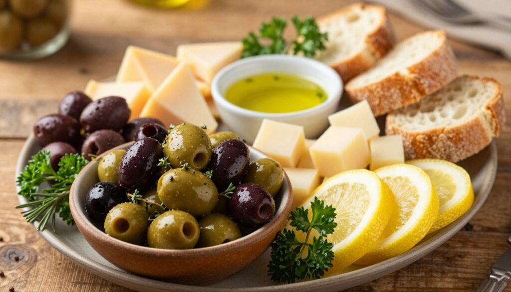 Serving suggestions for marinated olives Serving suggestions for marinated olives