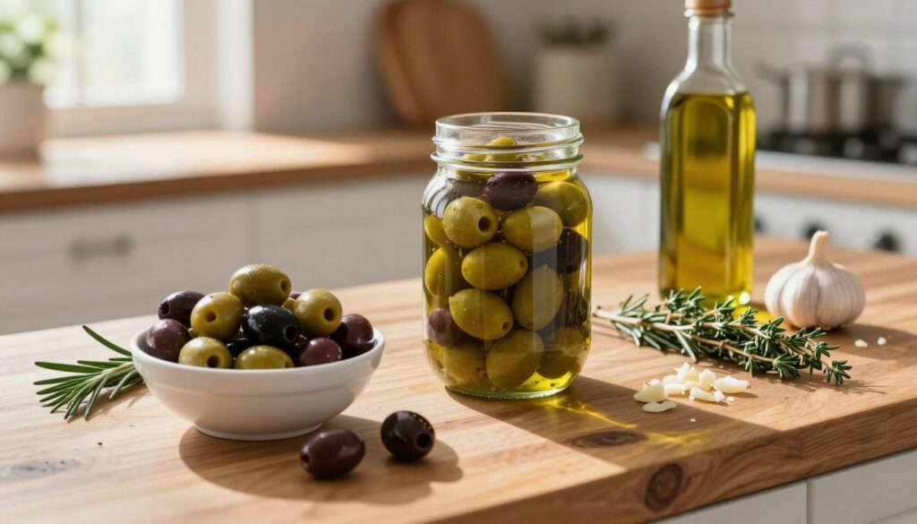 Step-by-step guide for marinated olives recipe Step-by-step guide for marinated olives recipe