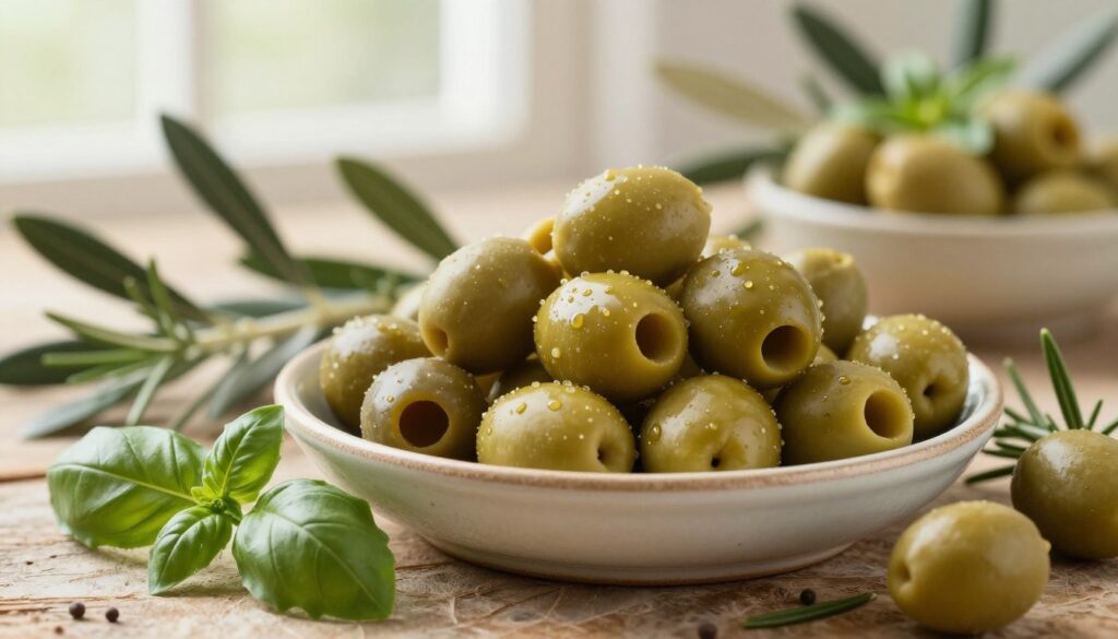green olives