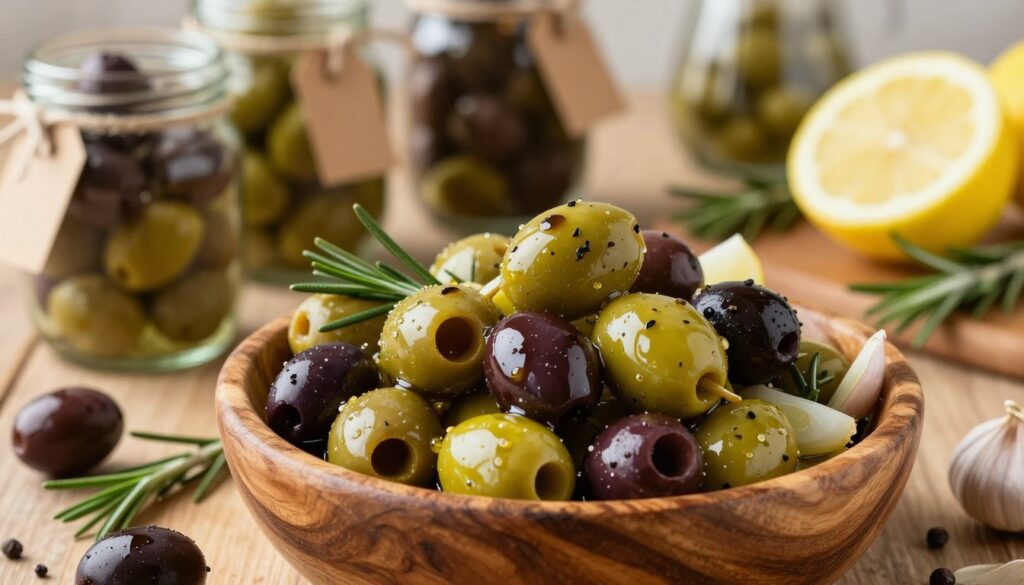 marinated olives